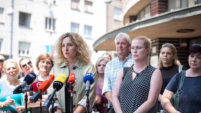 Zagreb: Iva Šušković dala je izjavu za medije nakon sastanka povjerenika
