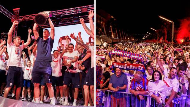 Noć za pamćenje: Ovako je Split proslavio trofej nakon 9 godina