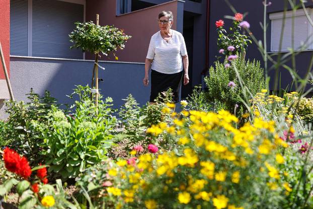 Zagreb: Jasenka Marija Kaštelan ima najljepši vrt na balkonu i ispred zgrade 