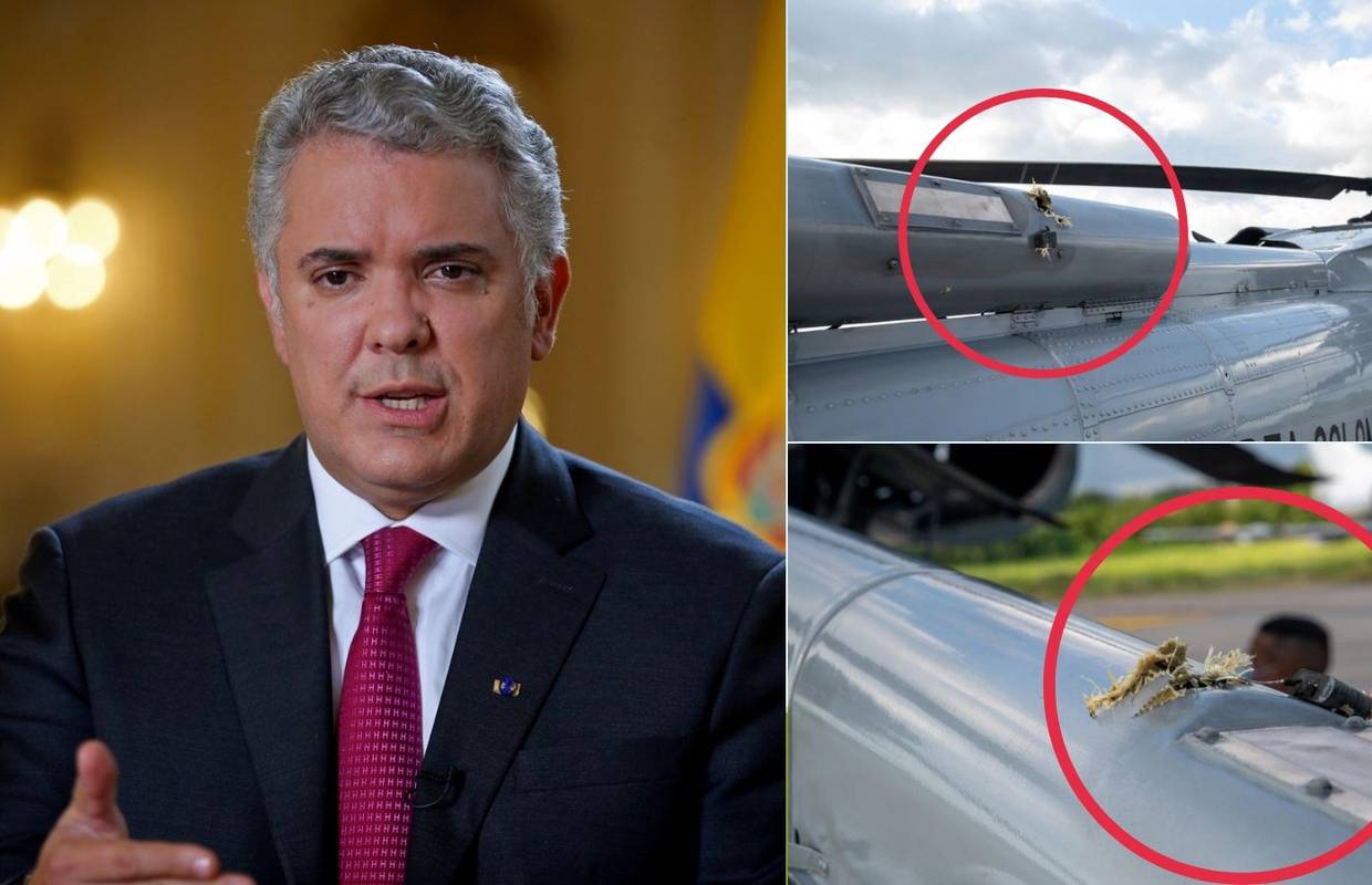 Izrešetali su helikopter u kojem je bio kolumbijski predsjednik: 'Ovo je jedan kukavički čin'