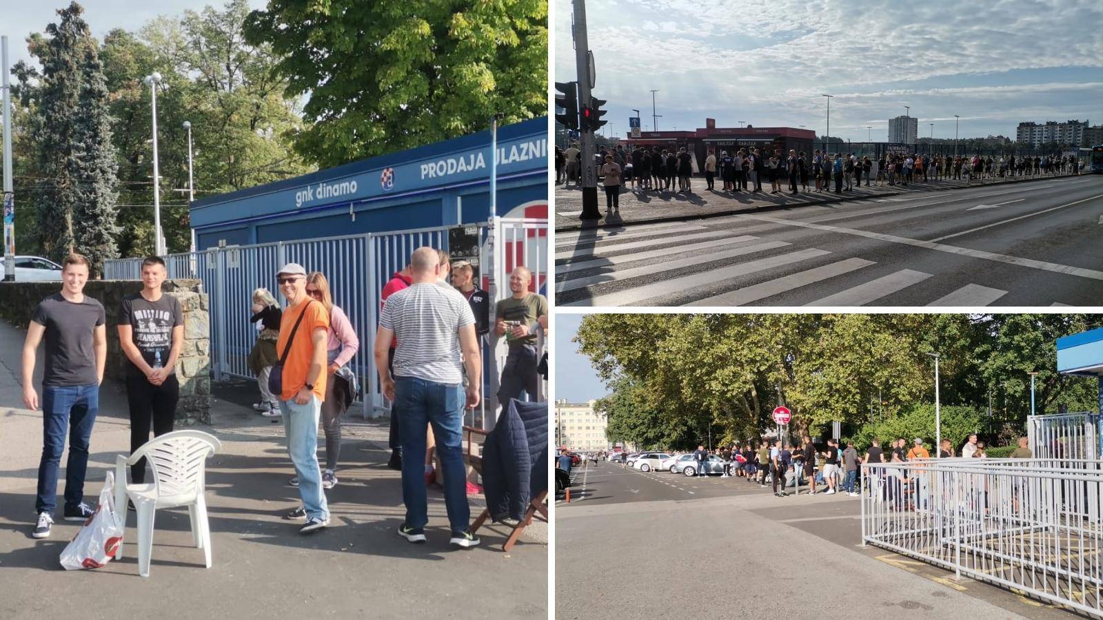 Navijačka euforija zbog Dinama i nikad dulji red za ulaznice! Čekam od 5, iznenadit ću dečka