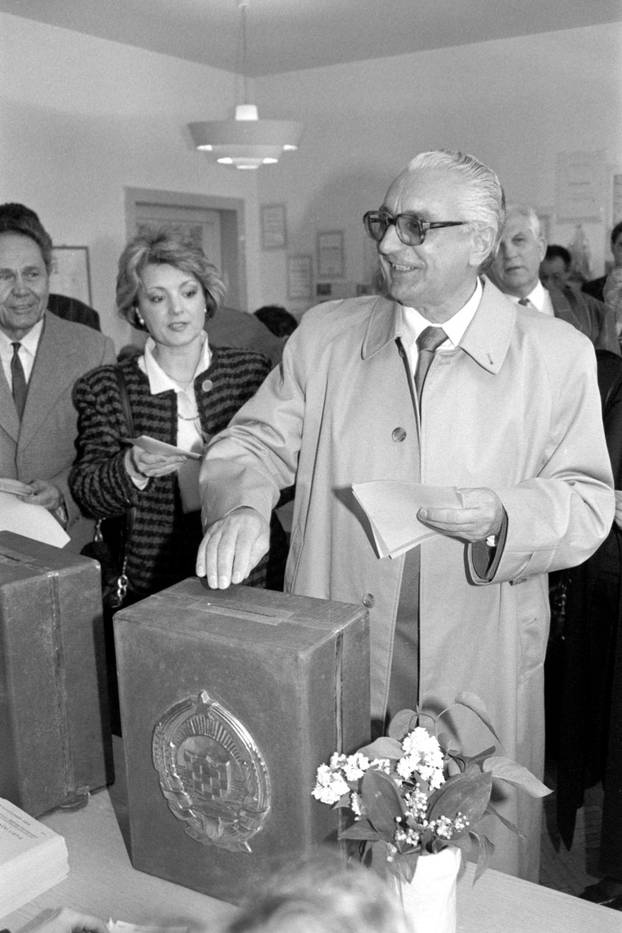 Prvi krug poslijeratnih višestranačkih izbora u Hrvatskoj, 22.4.1990.