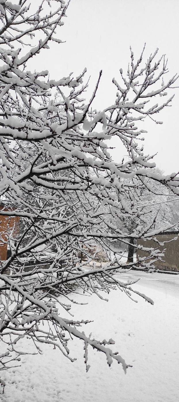 FOTO Na Sljemenu je pao snijeg, zabijelile su i Lika i Gorski kotar