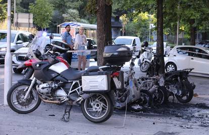 Split: Požar u kojem su izgorjela četiri motocikla je podmetnut
