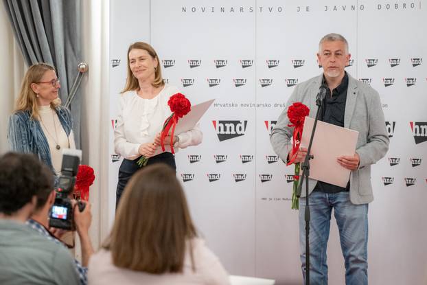 Zagreb: Na Svjetski dan slobode medija HND dodijelio nagrade za najbolje novinarske radove objavljene u 2024. godini