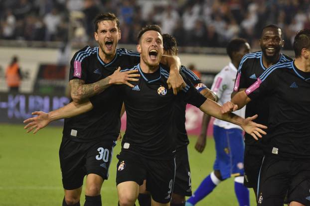 Split: Slavlje Dinama nakon postignutog drugog pogotka za izjedna?enje sa Hajdukom