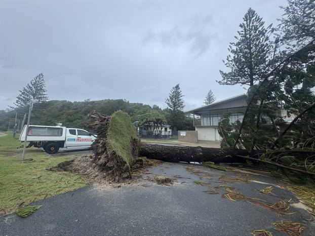 Cyclone Alfred damage on the Gold Coast, Australia