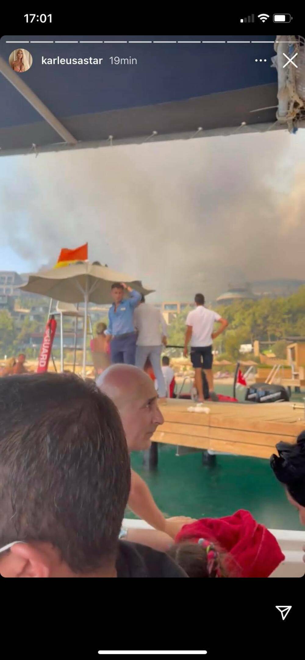 Karleušu s djecom evakuirali iz hotela zbog požara: Ovo je kaos