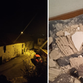 Ovo su prve snimke posljedica potresa. Srušen dio kuće kraj Dugopolja: 'Sve još podrhtava'
