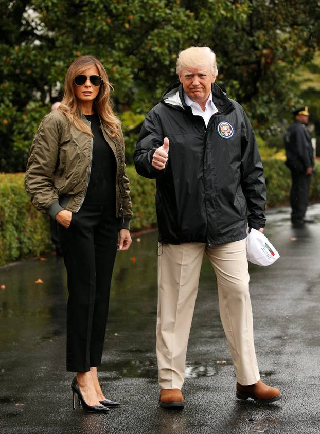 Trump departs Washington for Texas