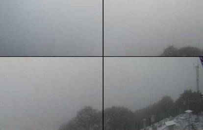 Na Zavižanu je pao snijeg!