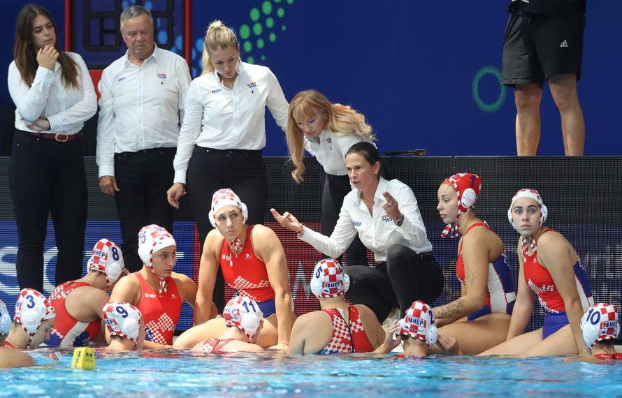 Svjetsko prvenstvo u vodenim sportovima - Singapur 2025. Vaterpolo,, žene, Hrvatska - Grčka