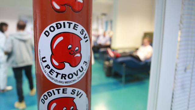 Zagreb: 3. akcija dobrovoljnog darivanja krvi