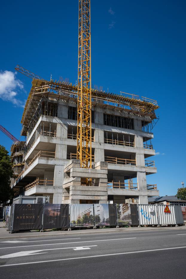 Zagreb: Gradilište i zgrada Projekt Avenue V, 