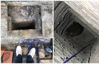 Maca je u Istri upala u dimnjak dubok 12 metara: Pomozite nam