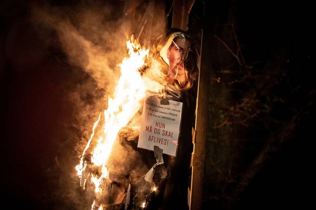 Demonstration against COVID-19 restrictions in Copenhagen