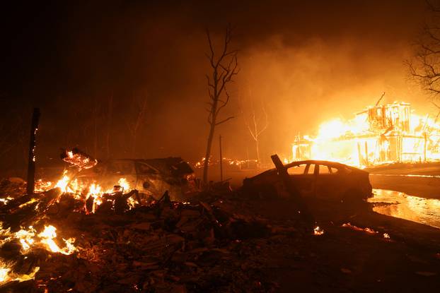 Eaton wildfire in Pasadena