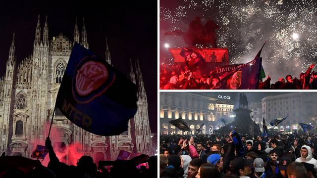 VIDEO Luda fešta u Milanu: Navijači Intera ispunili središte grada i slavili novu titulu...
