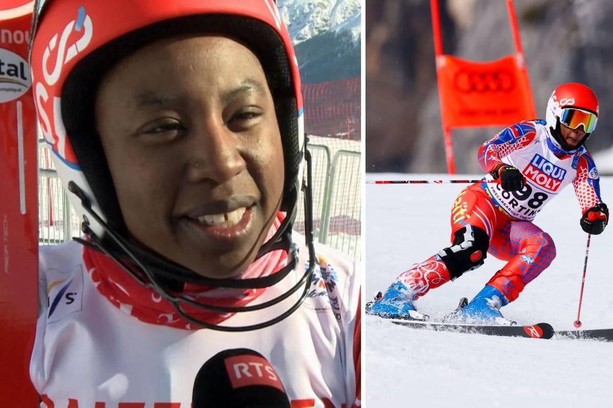VIDEO Pogledajte 41-godišnju Haićanku kako skija na SP-u u Cortini: Uh, ostvarila sam san