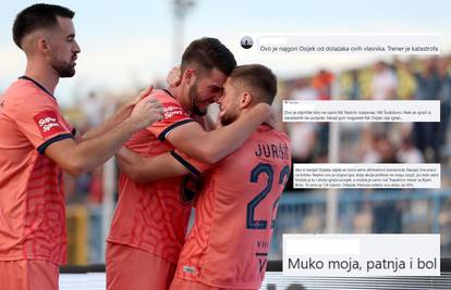 Osijek slavio, navijači bijesni: 'Muko moja, patnja i bol. Hvala Strukanu i VAR sobi, jadni smo'