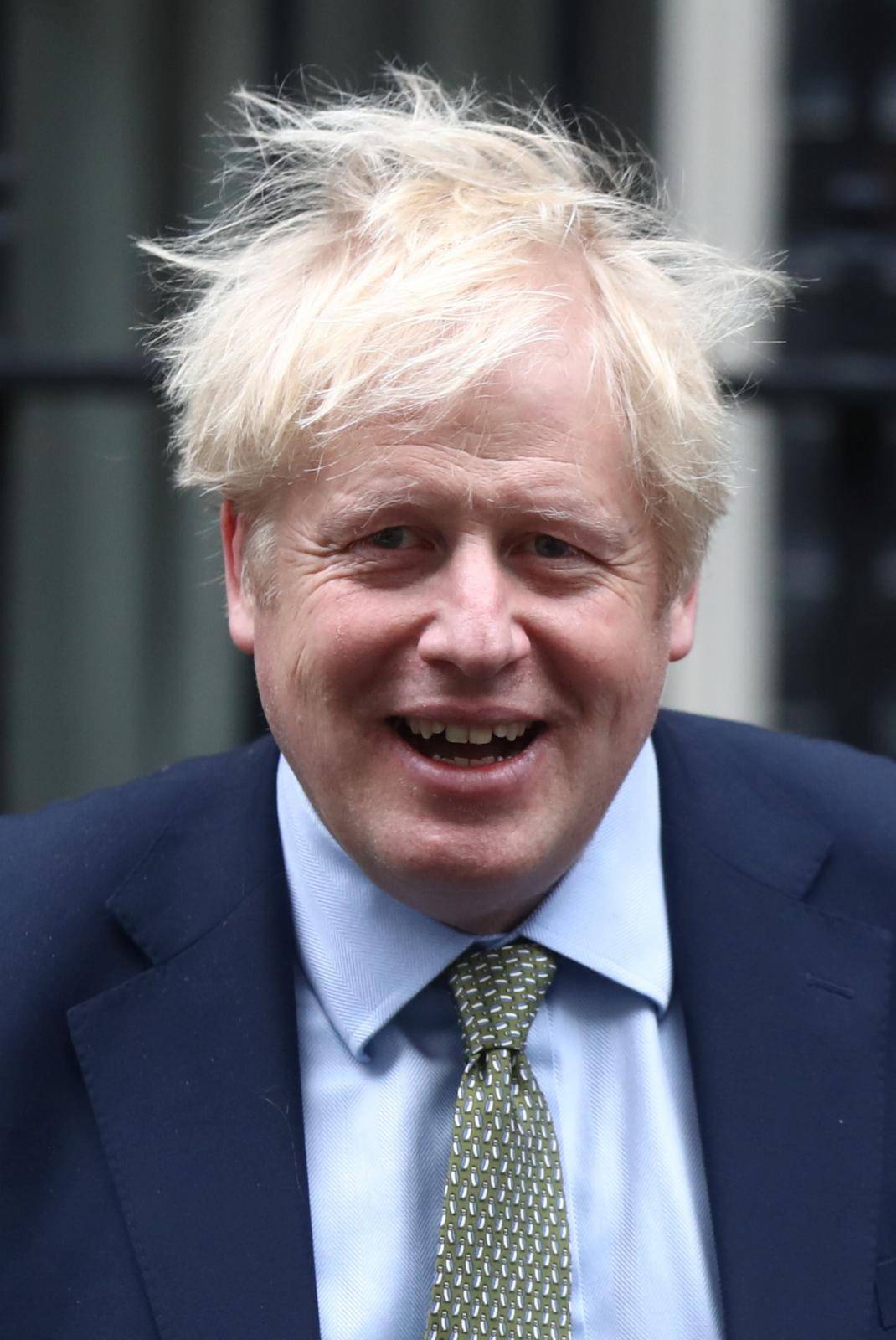 Britain's Prime Minister Boris Johnson leaves Downing Street