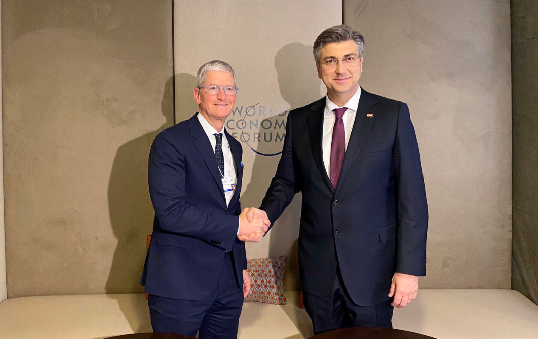 Plenković se sastao s moćnim šefom Applea Timom Cookom
