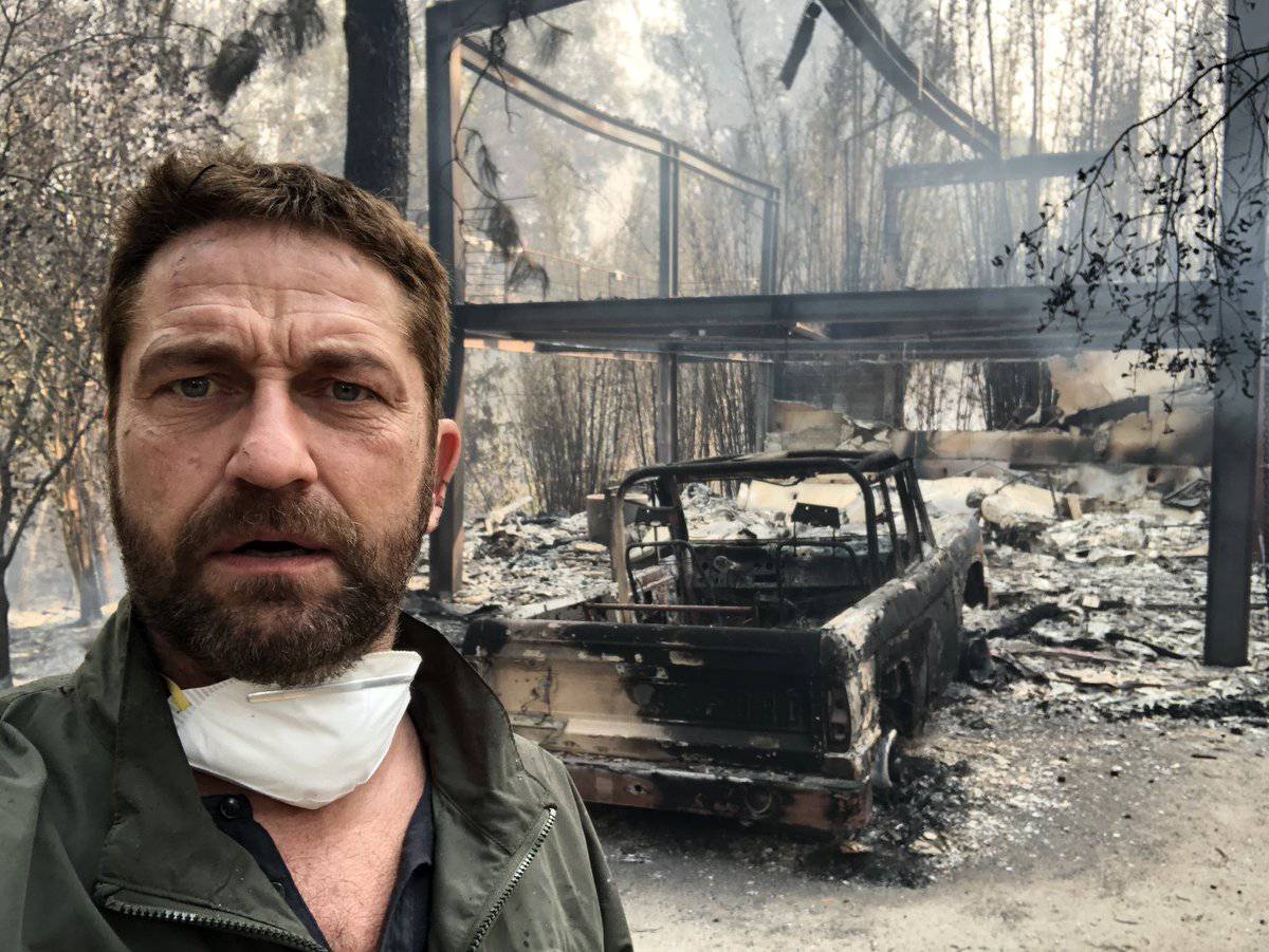 Gerard Butler ostao bez kuće: 'Požar guta sve pred sobom...'