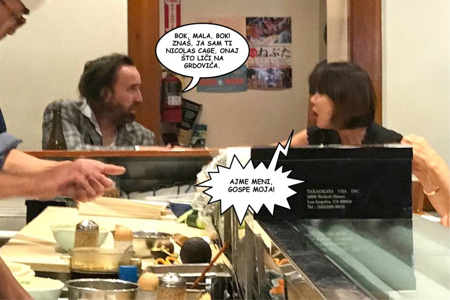 Nicolas Cage i slučaj propalog 'uleta': Drama u sushi baru...
