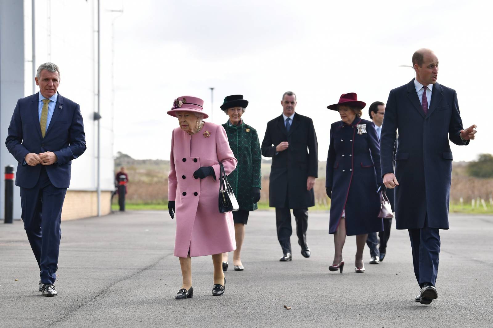 Britain's Queen Elizabeth visits Dstl near Salisbury