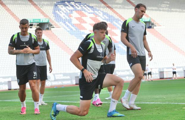 Split: Hajduk održao trening na Poljudu uoči sutrašnje utakmice