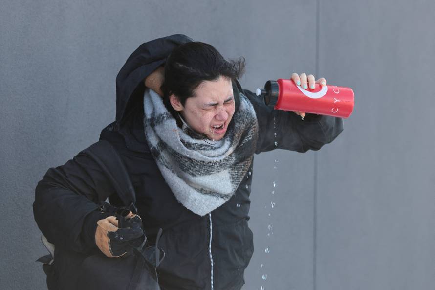 Scene of a shooting involving federal immigration agents in Minneapolis