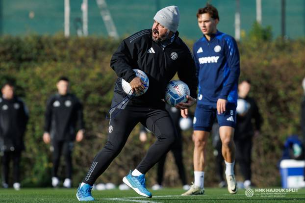 FOTO Hajdukovce u Španjolskoj dočekali idealni uvjeti. Gattuso s kapom 'dirigirao' igračima