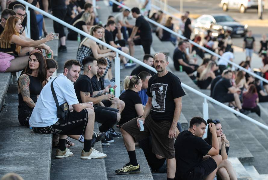 Zagreb: Atmosfera oko Arene uoci koncerta Marilyna Manson.