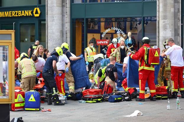 Car crashes into group of people in Berlin