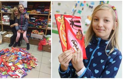 Lara je dala svoj novac: Kupila 345 čokolada siromašnoj djeci