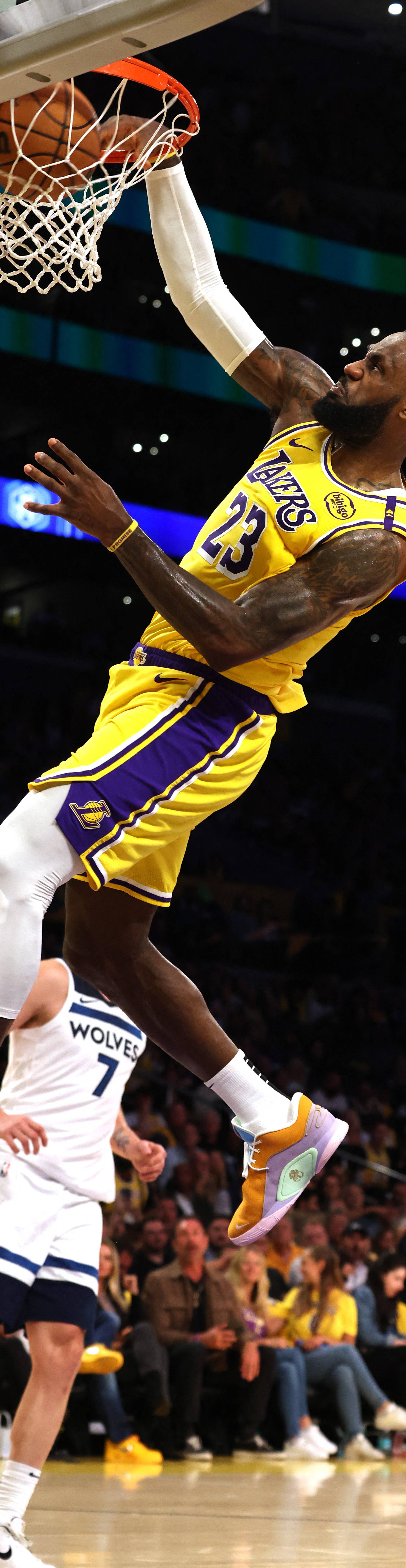 NBA: Minnesota Timberwolves at Los Angeles Lakers