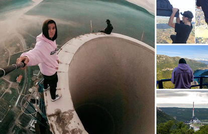 Suludo i opasno! Britanca koji je visio s 340-metarske elektrane je snimao prijatelj iz Hrvatske...