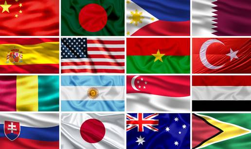 KVIZ Da vas vidimo, majstorice i majstori: Tko mo&zcaron;e prepoznati sve ove zastave? Ne&cacute;e biti lako