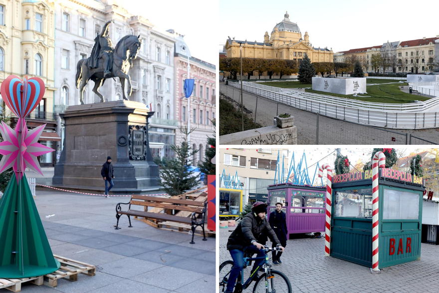 Zagreb: Počele pripreme za Advent 2023. koji se otvara u subotu