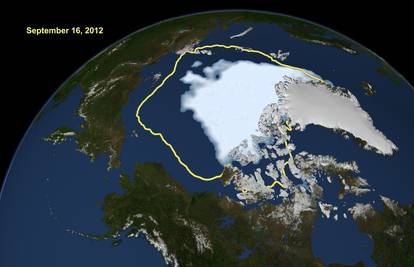 Globalno upozorenje: Polarna kapa na Arktiku nikad manja
