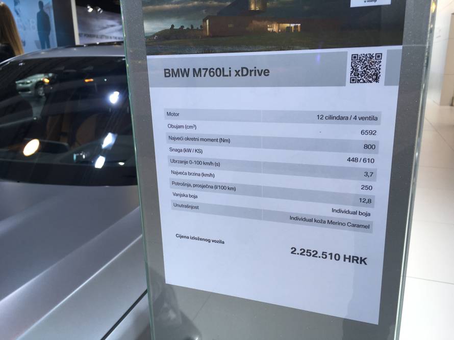 BMW od 2,2 milijuna kn jedan od najskupljih na Auto Showu