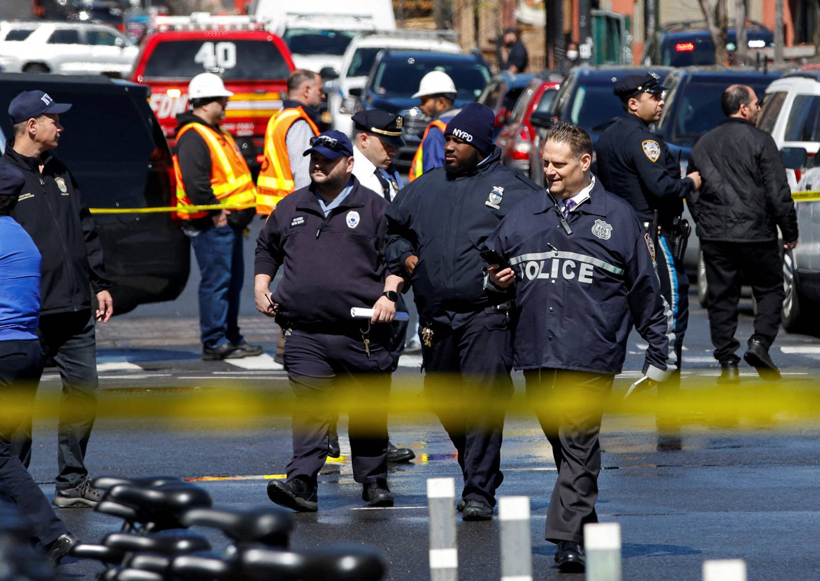 Shooting at a subway station in New York City