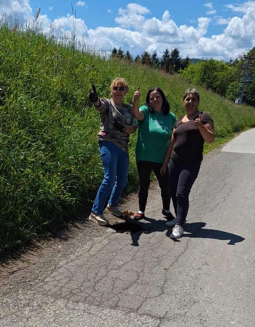 Mjesecima im nisu zakrpali rupe na cesti pa su posadile cvijeće u njih: 'Idući dan su sve riješili...'