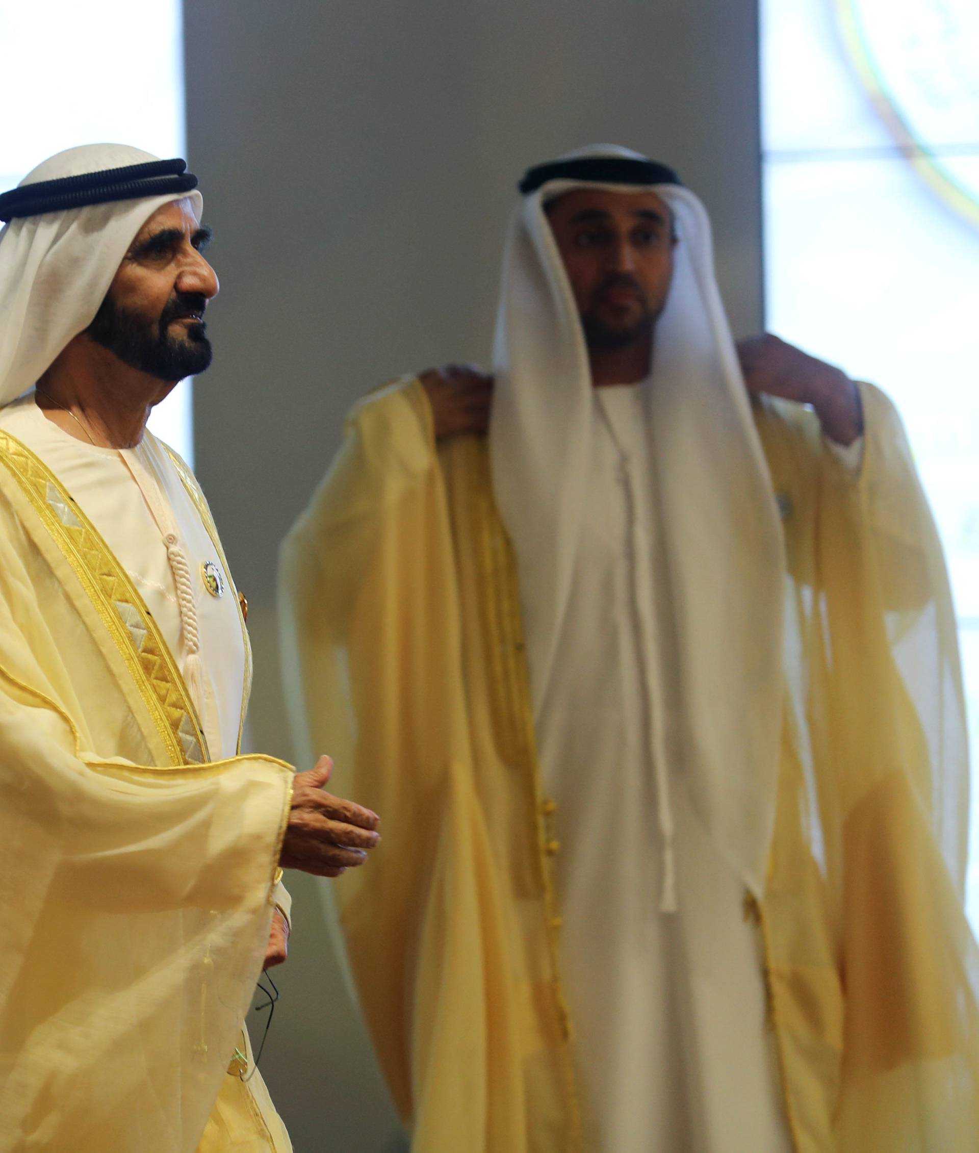 Prime Minister and Vice-President of the United Arab Emirates and ruler of Dubai Sheikh Mohammed bin Rashid al-Maktoum is pictured ahead of the 29th Arab Summit in Dhahran, Saudi Arabia