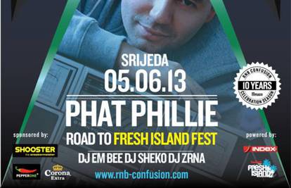 Fresh Island Festival party & DJ Phat Phillie u Mansionu