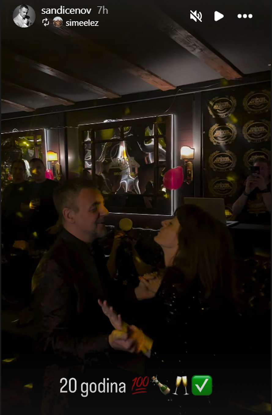 Sandi Cenov i supruga proslavili 20 godina braka: Na veliku proslavu su došli Maja i Šime