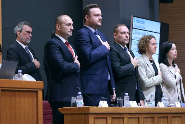 Zagreb: Počela 7. sjednica Hrvatskoga sabora