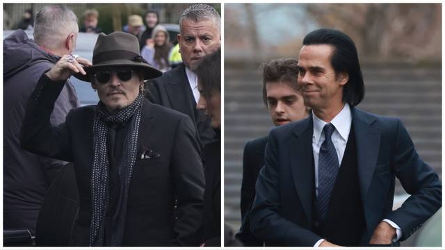 Svoje posljednje 'zbogom' su Shaneu rekli i kolege: Stigao Depp, Nick Cave zasvirao klavir