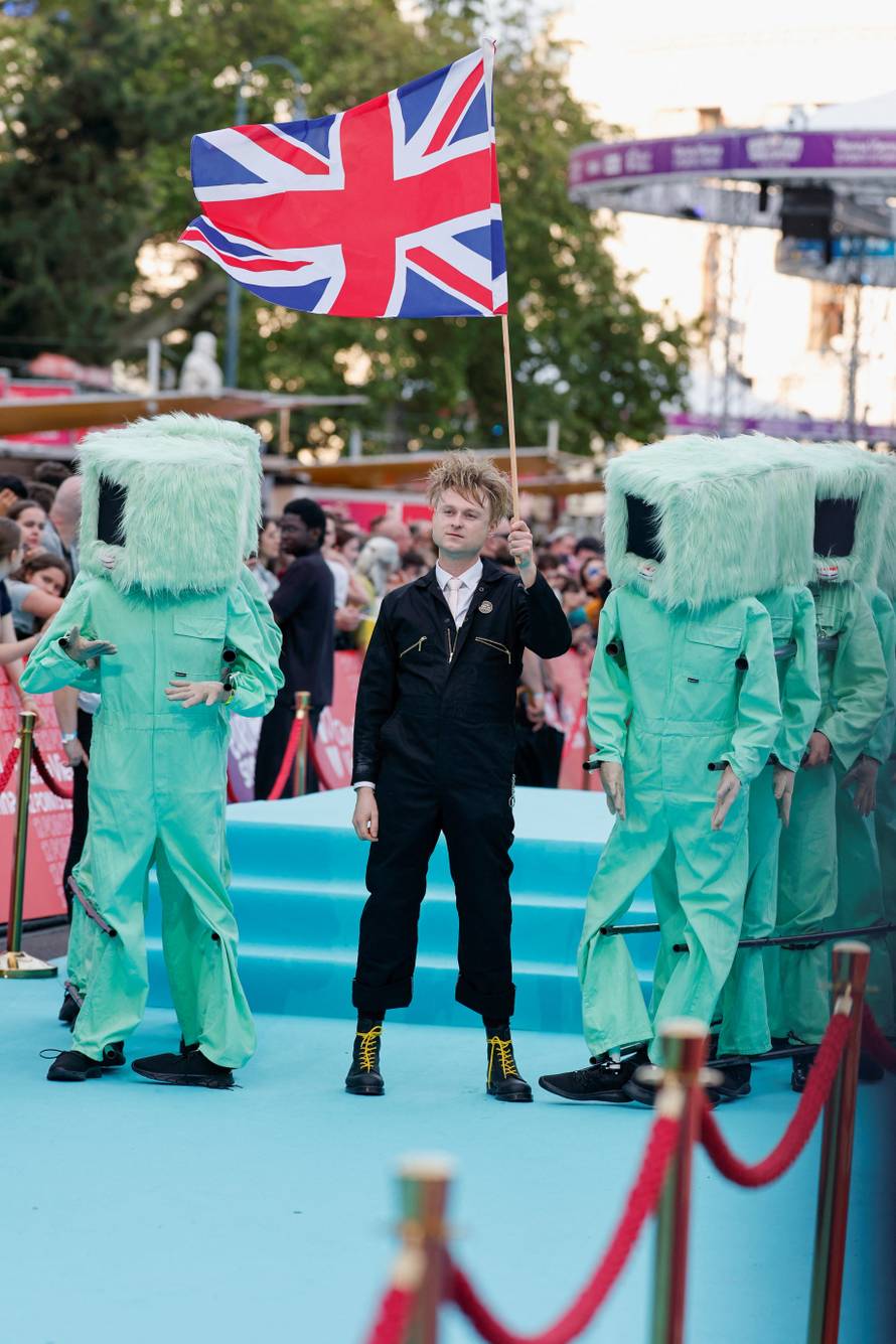 Eurovision Song Contest's 'Turquoise Carpet' event in Vienna