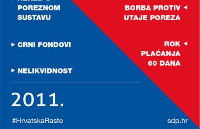 SDP kopira HDZ: Predizborna kampanja podsjeća na 2007.